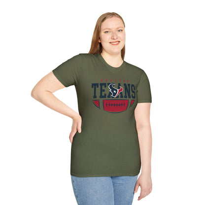 Houston Texans Fan Unisex T-Shirt – Perfect for Game Day, Sports Events, or Casual Wear, Gift for Football Lovers, Comfy Style