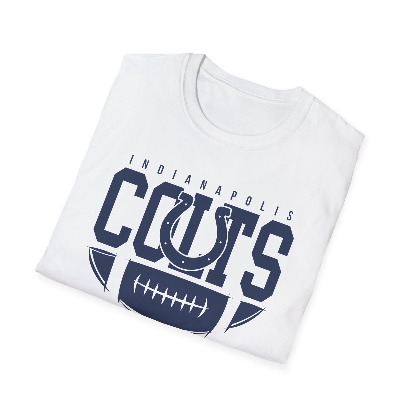 Indianapolis Colts Unisex Softstyle T-Shirt, Football Tee, Game Day Apparel, Casualwear, Sports Fan Gear, Gift for Him/Her