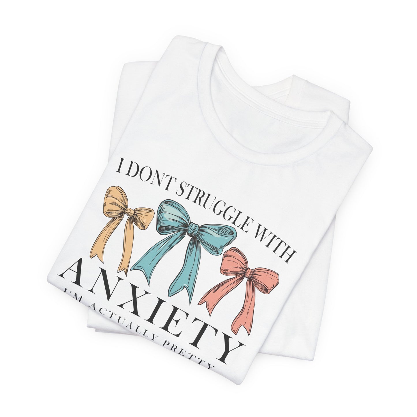 Anxiety Awareness Tee, Comfortable Unisex Shirt, Support Mental Health, Empowering Gift, Everyday Casual Wear