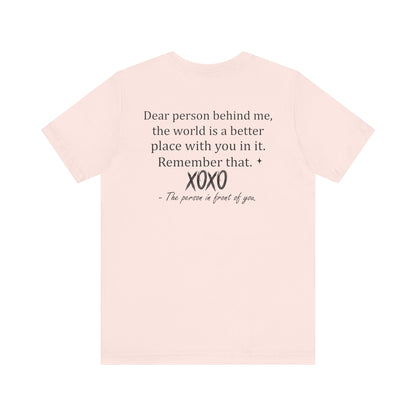 You Tee, Positive Message T-Shirt, Gift for Friends, Motivational Apparel, Unisex Casual Wear, Birthday Present