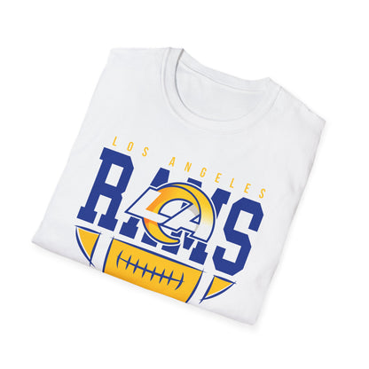 Los Angeles Rams Unisex Softstyle T-Shirt, Football Fan Apparel, Game Day Outfit, Sports Gift, Casual Wear, Team Spirit Tee