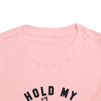Fun Toddler Tee - "Hold My Juice Box and Watch This" - Perfect for Playdates, Birthdays, Summer Fun, Gift for Kids, Toddler Clothes