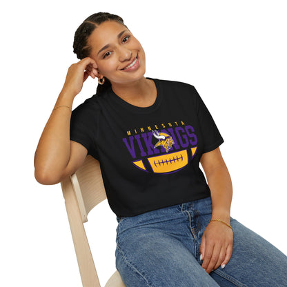 Minnesota Vikings Unisex T-Shirt - Softstyle Tee for Fans, Game Day Outfit, Unique Gift, Sports Apparel, Team Merchandise