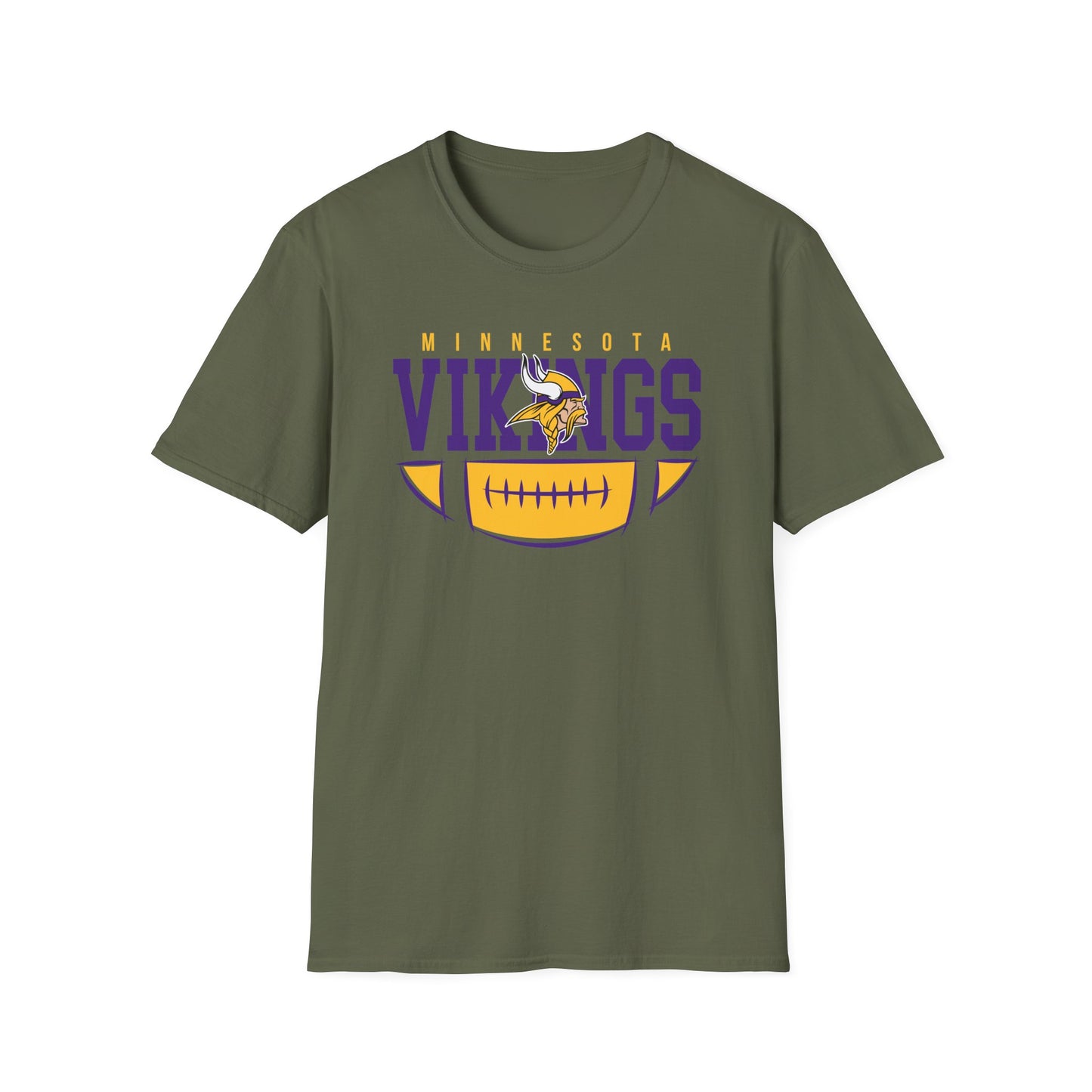 Minnesota Vikings Unisex T-Shirt - Softstyle Tee for Fans, Game Day Outfit, Unique Gift, Sports Apparel, Team Merchandise