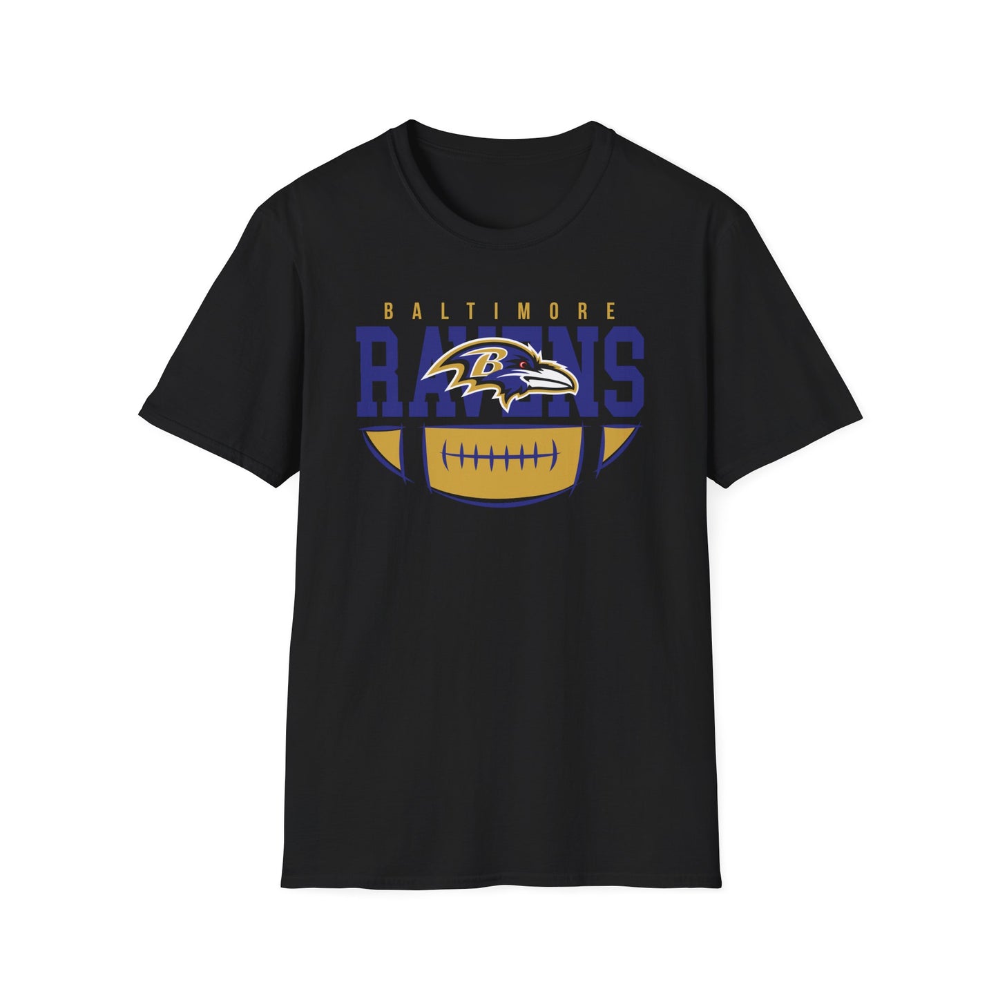 Baltimore Ravens Softstyle T-Shirt, Casual Sports Tee, Gift for Fans, Game Day Apparel, Unisex T-Shirt, Team Spirit Wear