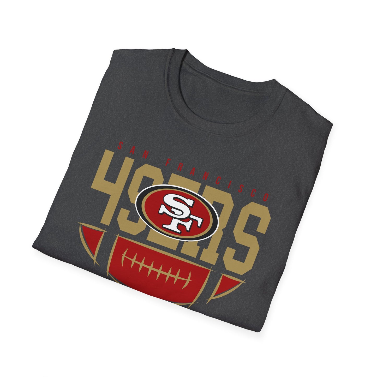 San Francisco 49ers Unisex Softstyle T-Shirt, NFL Fan Apparel, Game Day Tee, Sportswear, Gift for Football Lovers, Casual Style