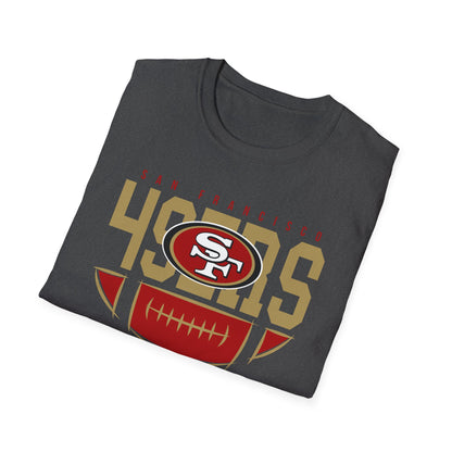 San Francisco 49ers Unisex Softstyle T-Shirt, NFL Fan Apparel, Game Day Tee, Sportswear, Gift for Football Lovers, Casual Style
