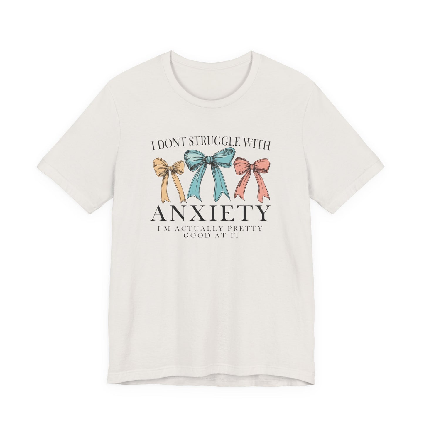 Anxiety Awareness Tee, Comfortable Unisex Shirt, Support Mental Health, Empowering Gift, Everyday Casual Wear