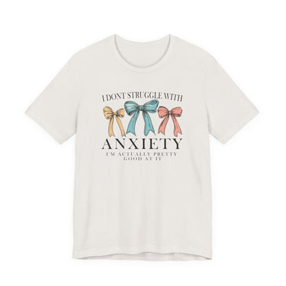 Anxiety Awareness Tee, Comfortable Unisex Shirt, Support Mental Health, Empowering Gift, Everyday Casual Wear