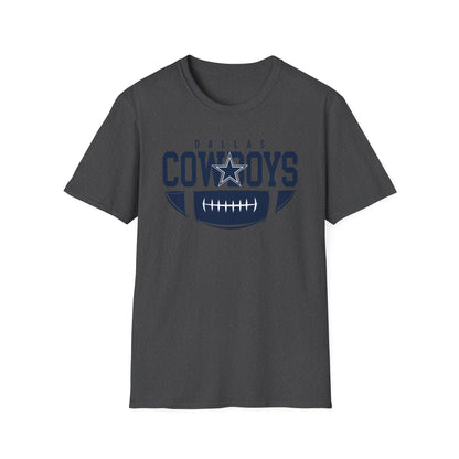 Dallas Cowboys Unisex Softstyle T-Shirt | Casual Fan Gear, Sports Apparel, Game Day Wear, Gift for Football Fans, Team Merchandise