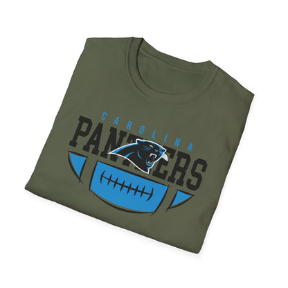Panthers Logo Unisex Softstyle T-Shirt, Football Fan Tee, Game Day Shirt, Sports Apparel, Casual Wear, Gift for Fans