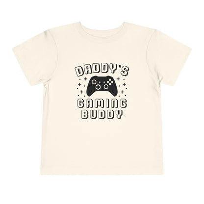 Gaming Buddy Toddler Tee, Kids Gaming Shirt, Father's Day Gift, Playdate Outfit, Fun Toddler Clothes