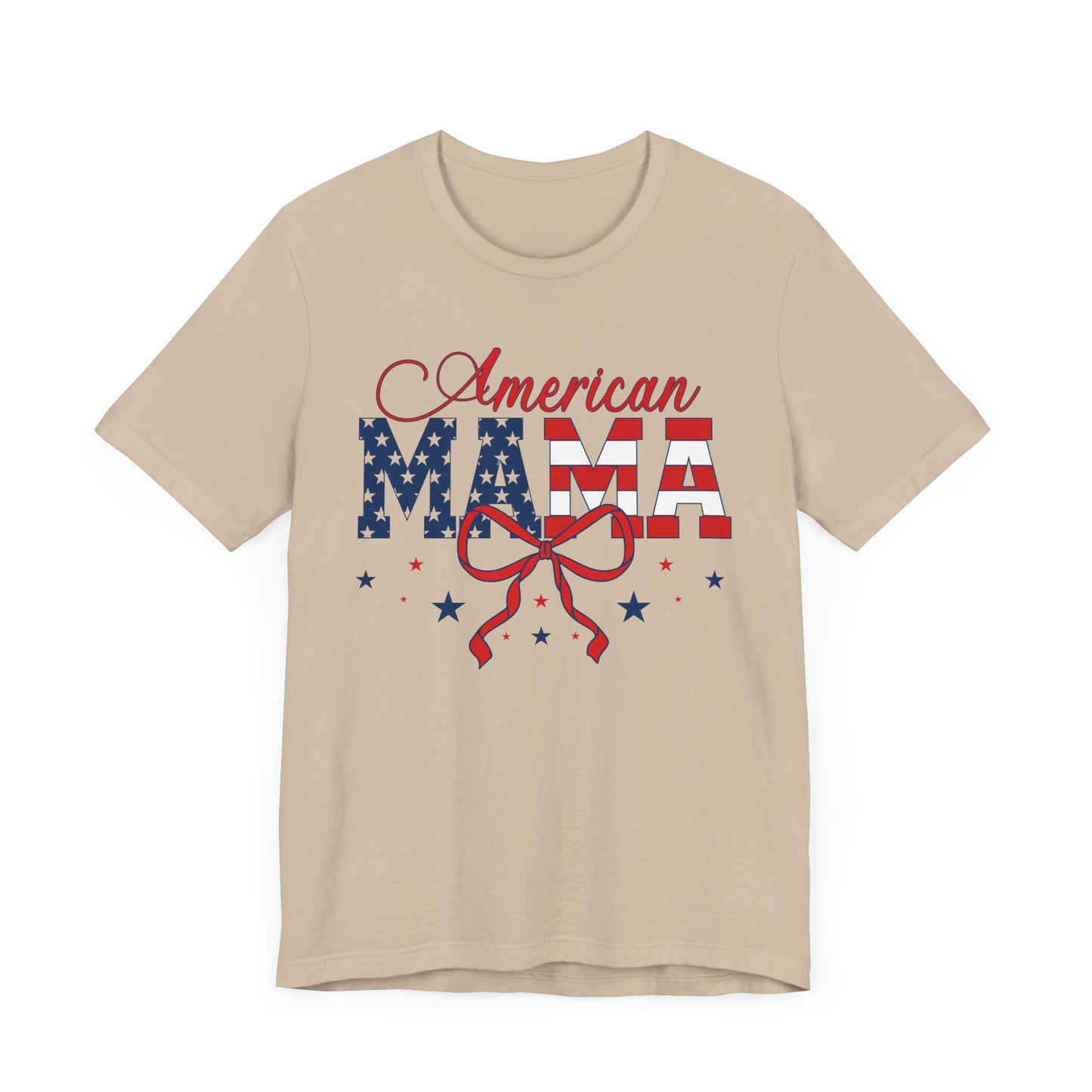 American Mama Patriotic Tee, Fourth of July T-Shirt, Independence Day Shirt, Summer Holiday Apparel, Gift for Moms