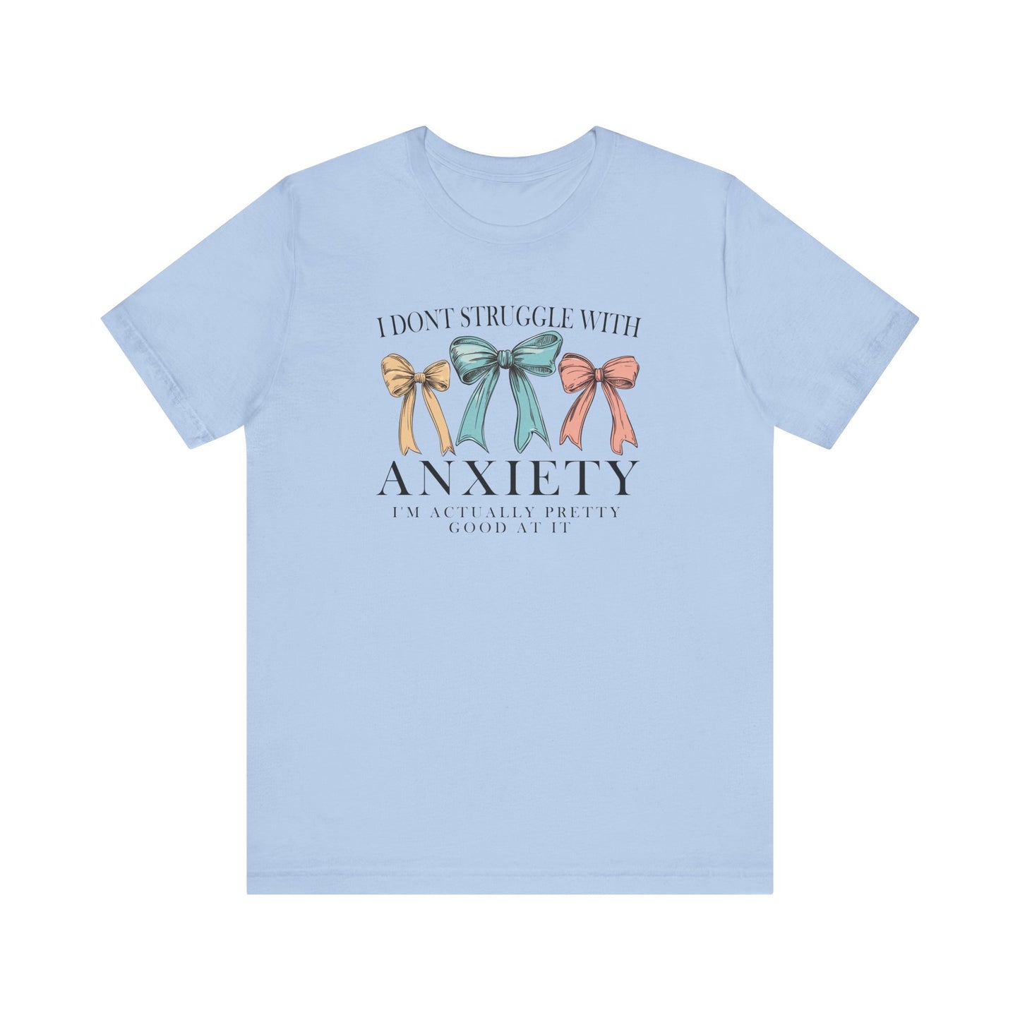 Anxiety Awareness Tee, Comfortable Unisex Shirt, Support Mental Health, Empowering Gift, Everyday Casual Wear