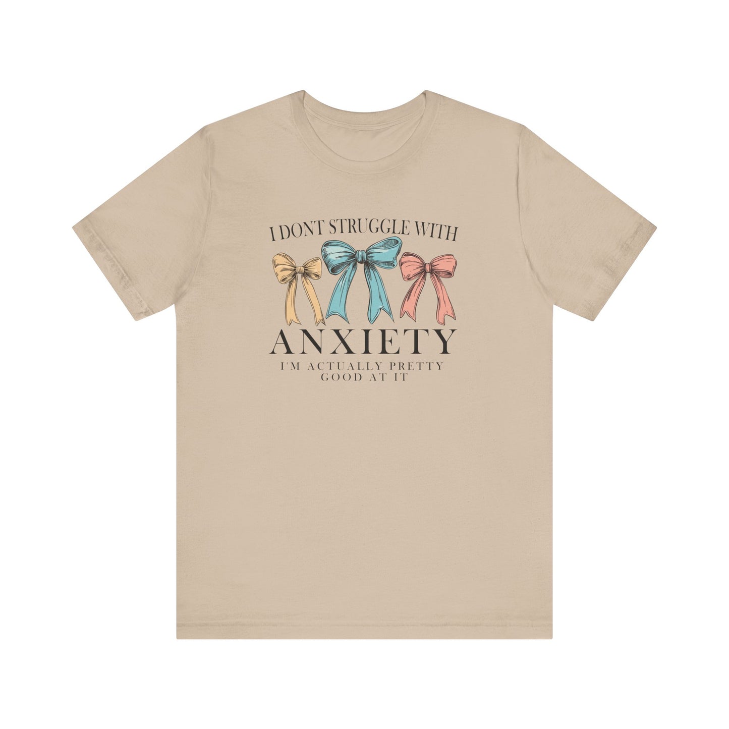 Anxiety Awareness Tee, Comfortable Unisex Shirt, Support Mental Health, Empowering Gift, Everyday Casual Wear