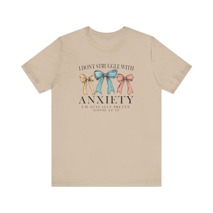 Anxiety Awareness Tee, Comfortable Unisex Shirt, Support Mental Health, Empowering Gift, Everyday Casual Wear