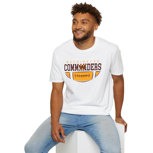 Washington Commanders Unisex Softstyle T-Shirt, Sports Tee, Football Fan Shirt, Casual Wear, Game Day Apparel, Gift for Him or Her
