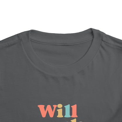 Toddler Short Sleeve Tee - Will Work for Fruit Snacks, Cute Kids T-Shirt, Baby Shower Gift, Toddler Outfit, Summer Wear