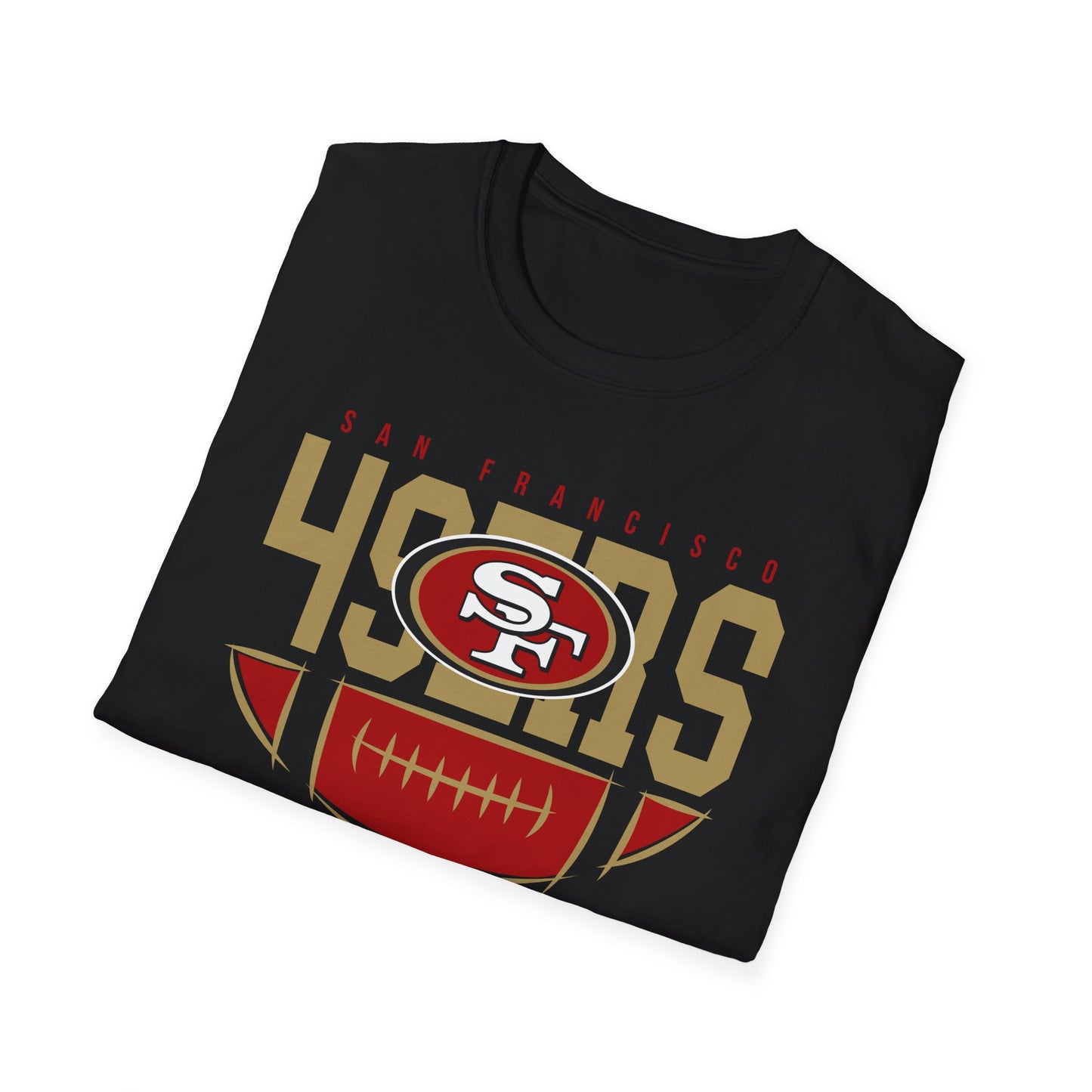 San Francisco 49ers Unisex Softstyle T-Shirt, NFL Fan Apparel, Game Day Tee, Sportswear, Gift for Football Lovers, Casual Style