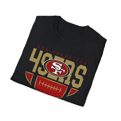 San Francisco 49ers Unisex Softstyle T-Shirt, NFL Fan Apparel, Game Day Tee, Sportswear, Gift for Football Lovers, Casual Style