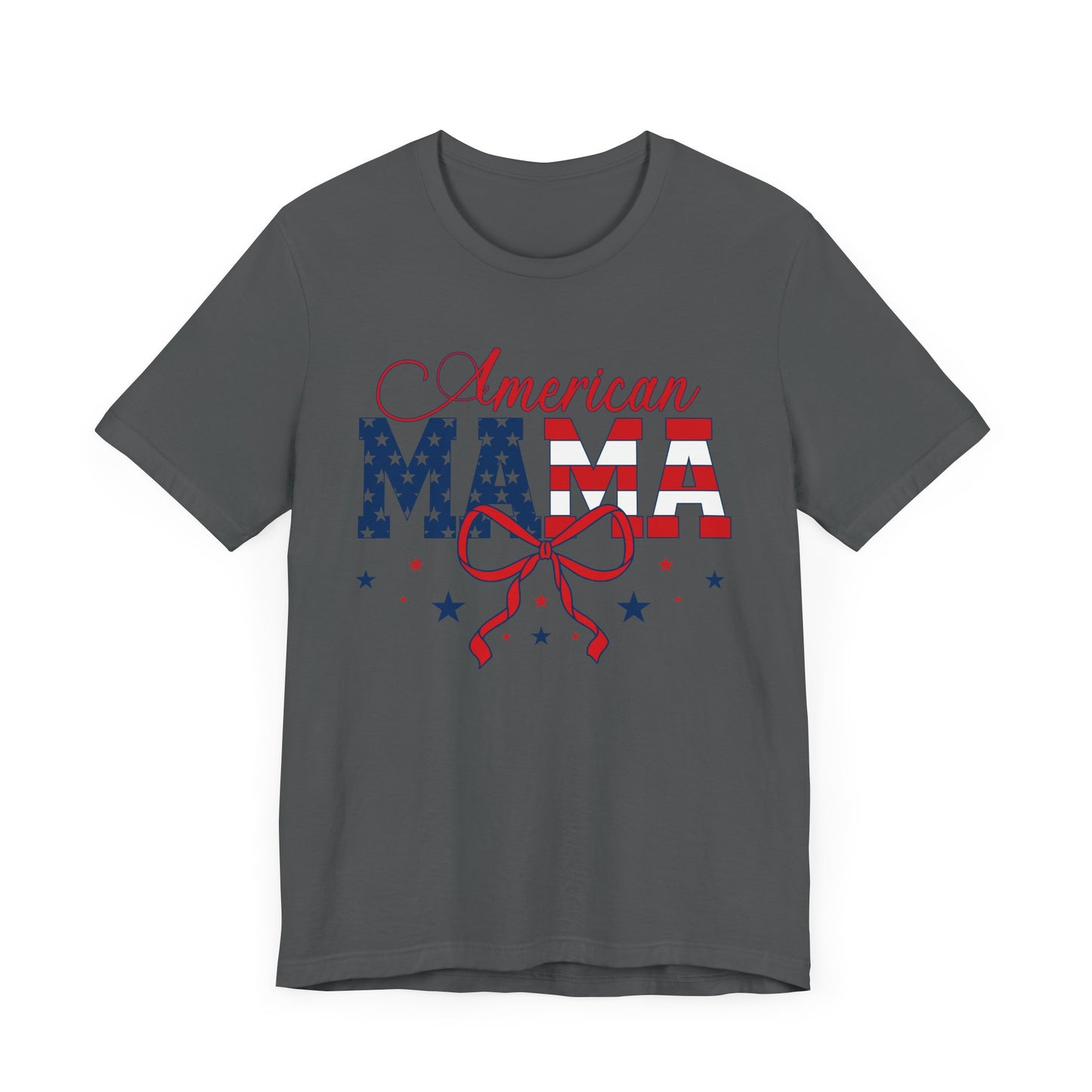 American Mama Patriotic Tee, Fourth of July T-Shirt, Independence Day Shirt, Summer Holiday Apparel, Gift for Moms
