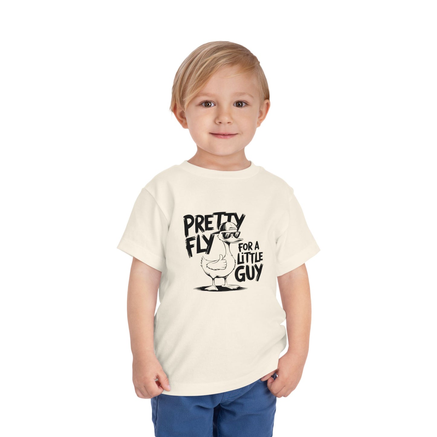 Pretty Fly Toddler Tee - Cool Kids Shirt, Cute Gift for Little Boys, Summer Outfit, Birthday Gift, Fun Graphic Tee