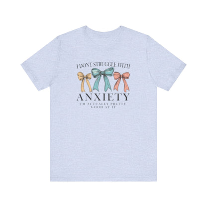 Anxiety Awareness Tee, Comfortable Unisex Shirt, Support Mental Health, Empowering Gift, Everyday Casual Wear