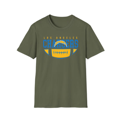 Unisex Softstyle T-Shirt - Chargers Football Pride, Casual Wear, Game Day Tee, Sports Fan Shirt, Gift for Him/Her