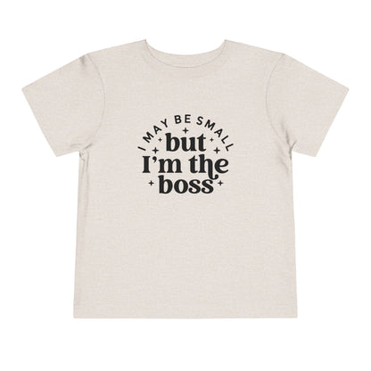 Toddler Boss Tee - Playful Short Sleeve T-Shirt, Kid's Gift, Birthday Outfit, Toddler Fashion, Parenting Humor