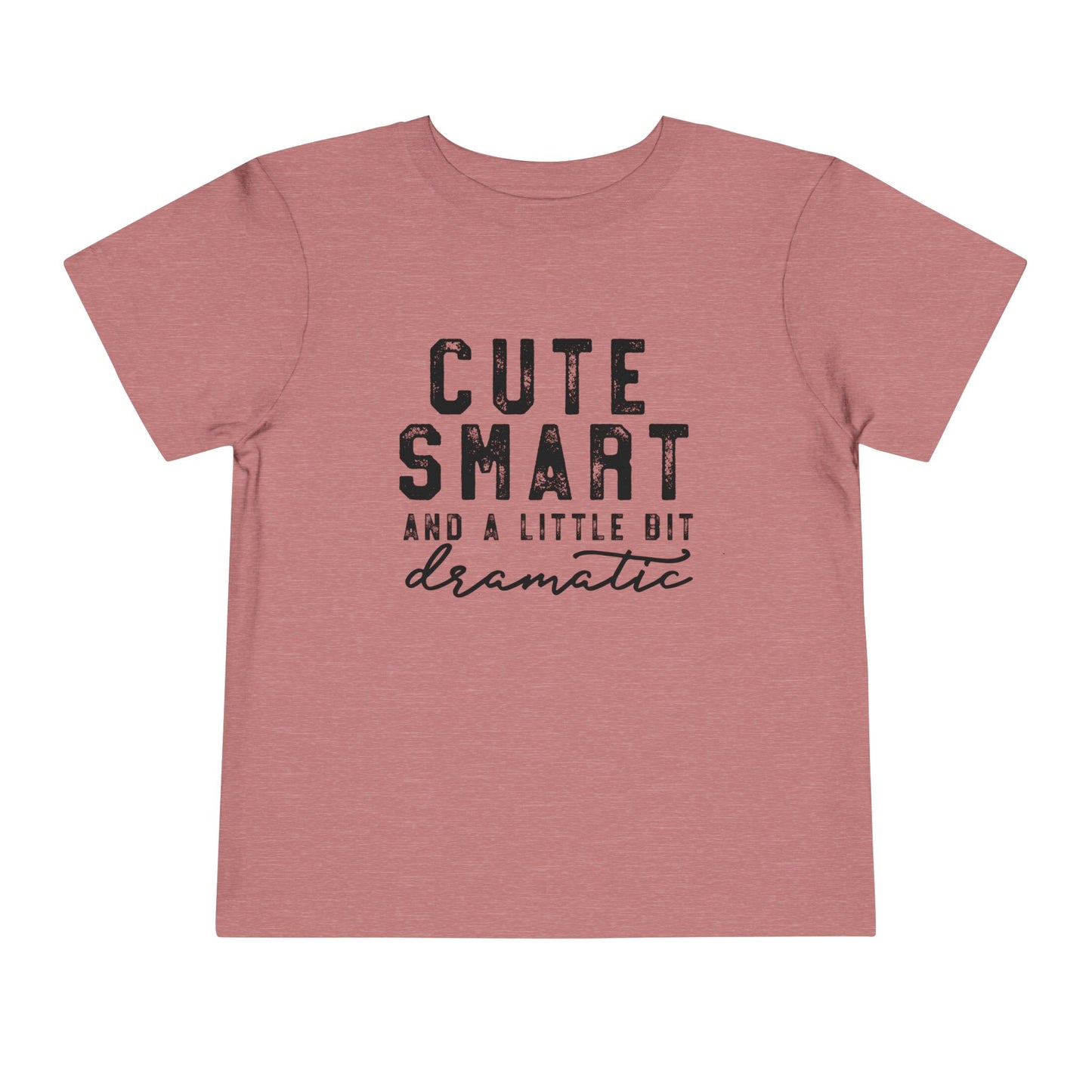 Cute & Smart Toddler Short Sleeve Tee - Fun Gift for Kids, Birthday Outfits, Playtime Apparel, Unique Toddler Fashion