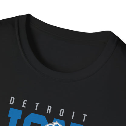 Detroit Lions Unisex Softstyle T-Shirt, Football Fan Tee, Game Day Shirt, Sports Apparel, NFL Merchandise