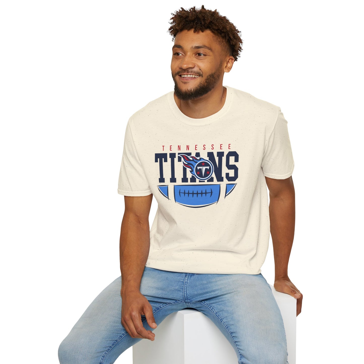 T-Shirt with Tennessee Titans Graphic, Perfect for Game Day, Sports Fans, Casual Wear, Gift for Him or Her, Unisex Apparel