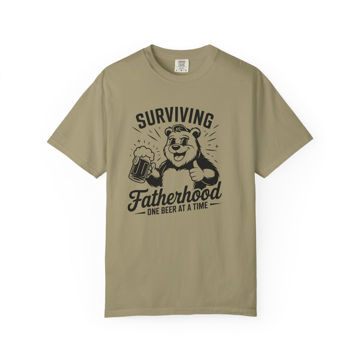 Surviving Fatherhood T-Shirt | Funny Gift for Dads | Casual, Gift for Father's Day, New Dad Shirt, Beer Lovers Tee
