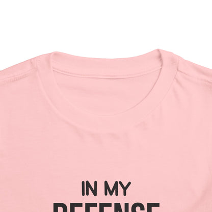 Funny Toddler Tee - "In My Defense I Was Left Unsupervised" - Cute Gift for Kids, Humor Tee, Playtime Wear, Birthday Shirt, Family [...]