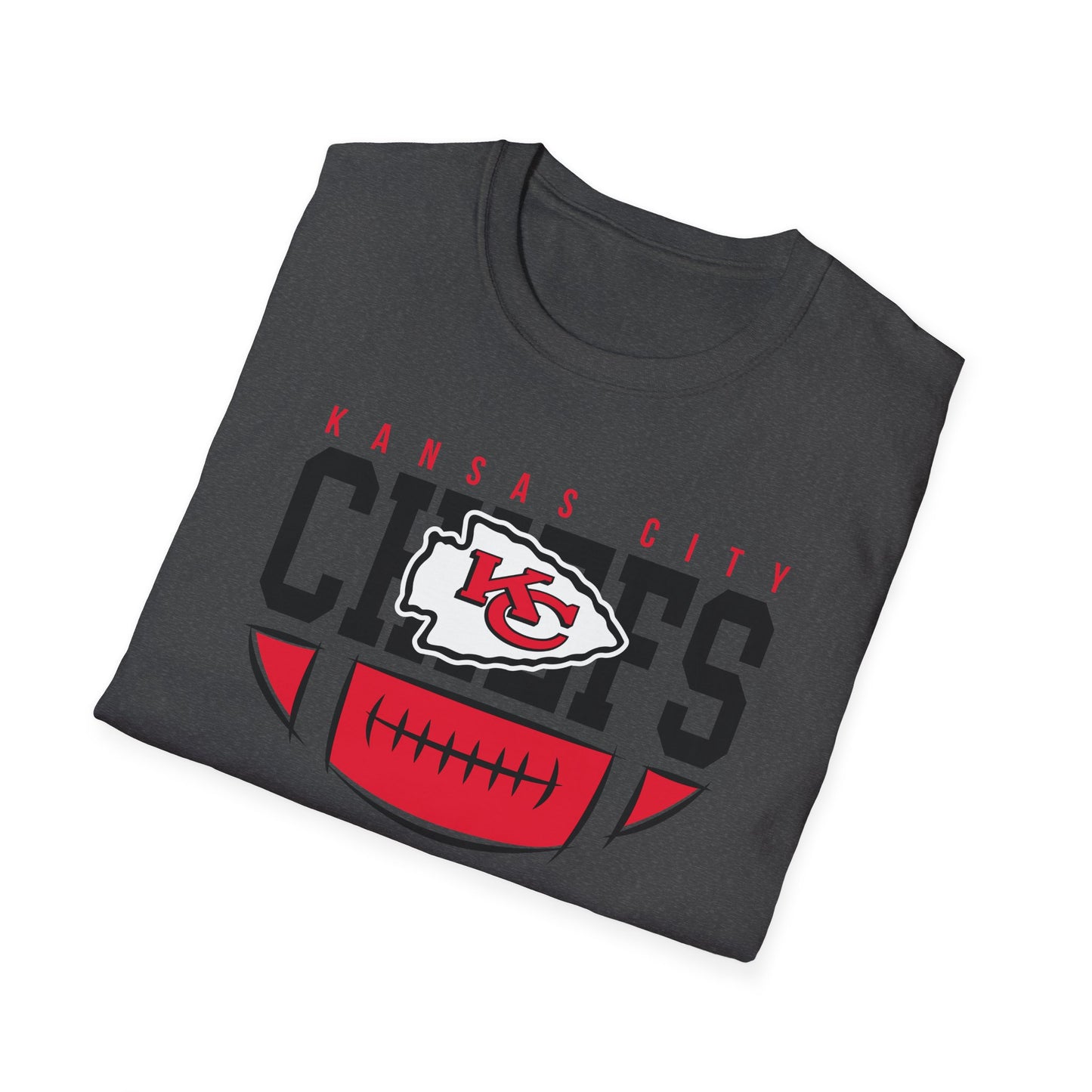 Kansas City Chiefs Unisex Softstyle T-Shirt, Football Fan Tee, Game Day Apparel, Sports Merchandise, Gift for Sports Lovers