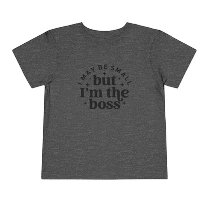 Toddler Boss Tee - Playful Short Sleeve T-Shirt, Kid's Gift, Birthday Outfit, Toddler Fashion, Parenting Humor