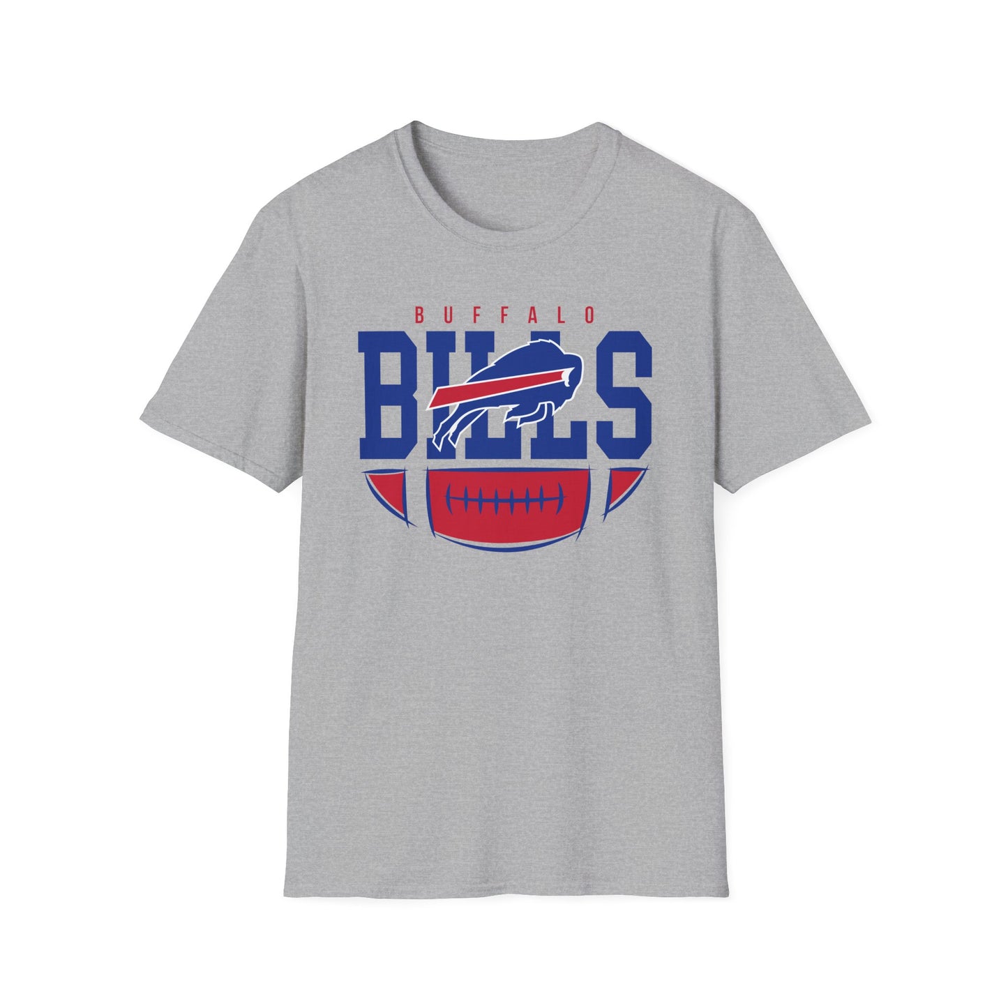 Buffalo Bills Unisex Softstyle T-Shirt | Game Day Attire, Sports Fan Apparel, Casual Wear, Gift for Sports Lovers
