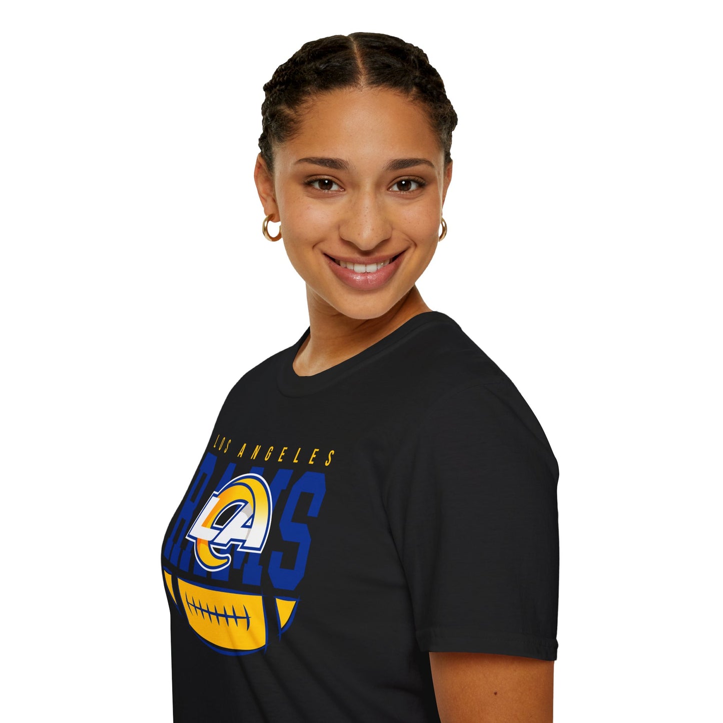 Los Angeles Rams Unisex Softstyle T-Shirt, Football Fan Apparel, Game Day Outfit, Sports Gift, Casual Wear, Team Spirit Tee