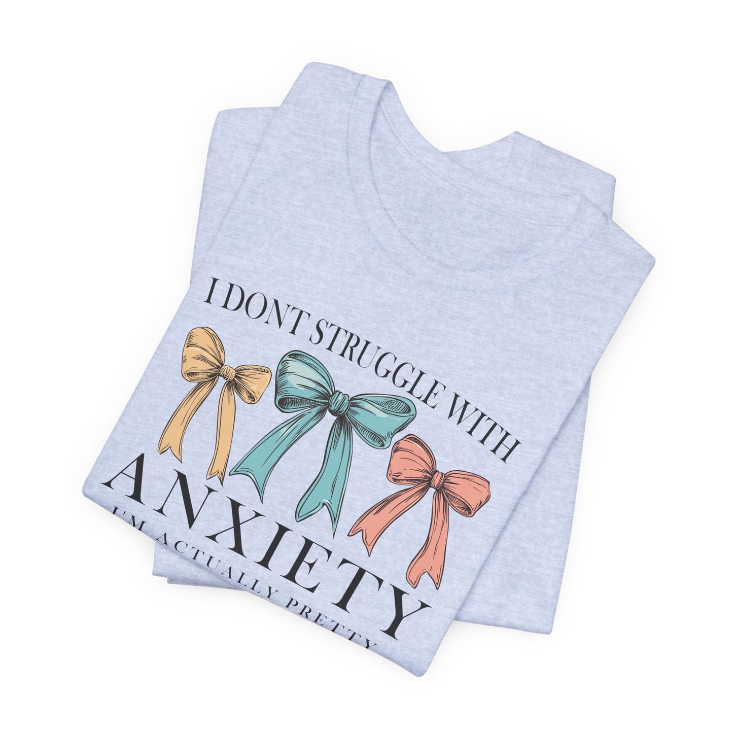 Anxiety Awareness Tee, Comfortable Unisex Shirt, Support Mental Health, Empowering Gift, Everyday Casual Wear