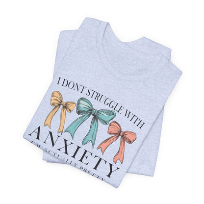Anxiety Awareness Tee, Comfortable Unisex Shirt, Support Mental Health, Empowering Gift, Everyday Casual Wear