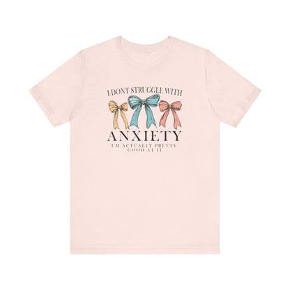 Anxiety Awareness Tee, Comfortable Unisex Shirt, Support Mental Health, Empowering Gift, Everyday Casual Wear