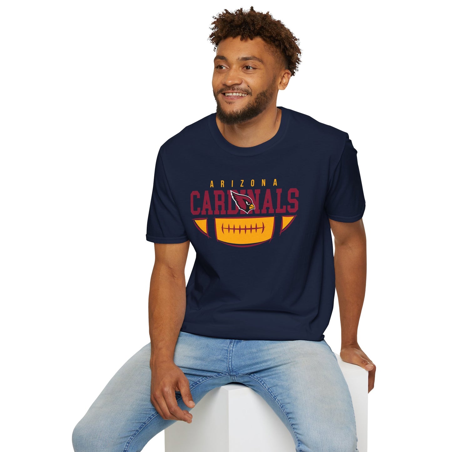 Arizona Cardinals Unisex Softstyle T-Shirt | Sports Fan Apparel, Game Day Top, Casual Wear, Gift for Him, Birthday Present