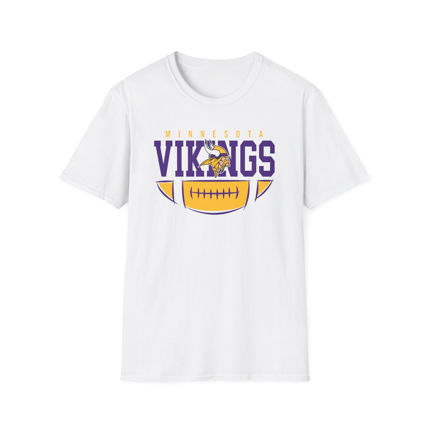 Minnesota Vikings Unisex T-Shirt - Softstyle Tee for Fans, Game Day Outfit, Unique Gift, Sports Apparel, Team Merchandise