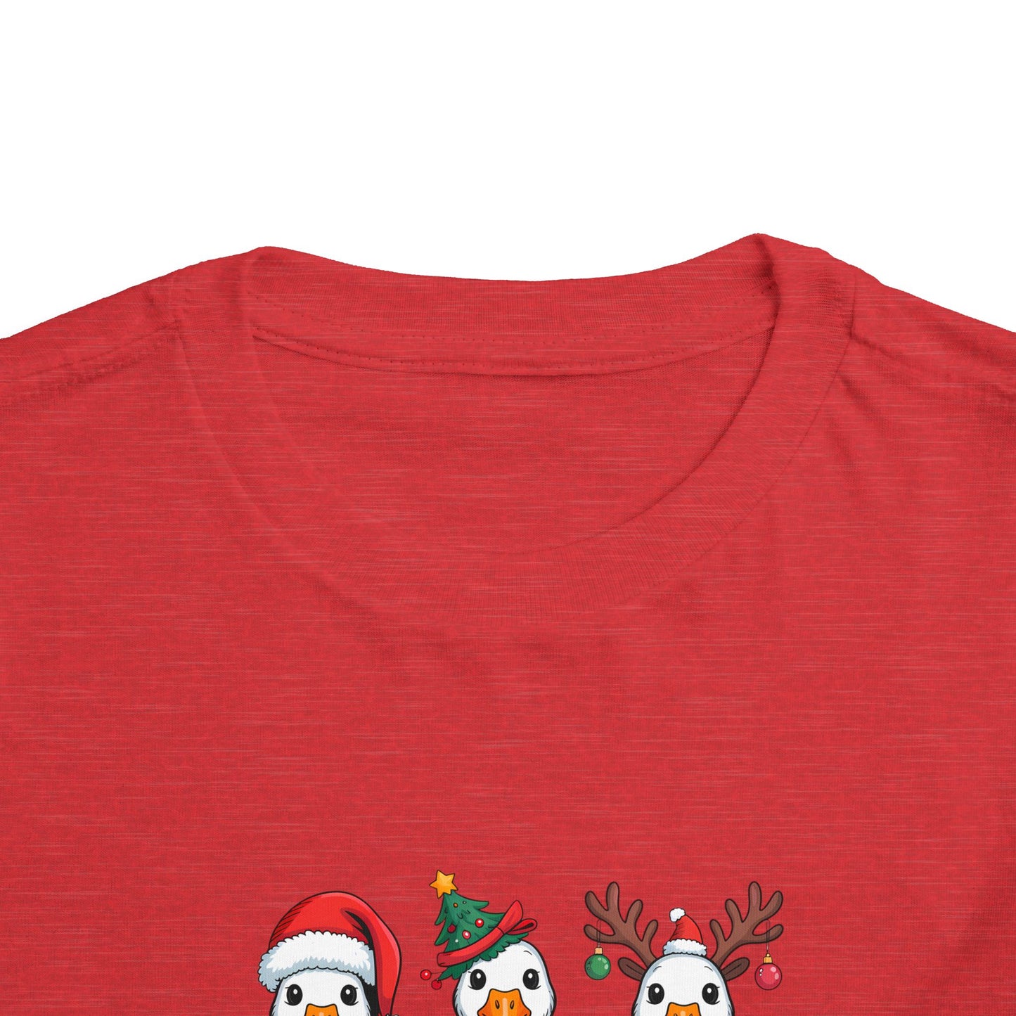 Toddler Tee — Cute Christmas Penguins Trio Holiday Shirt