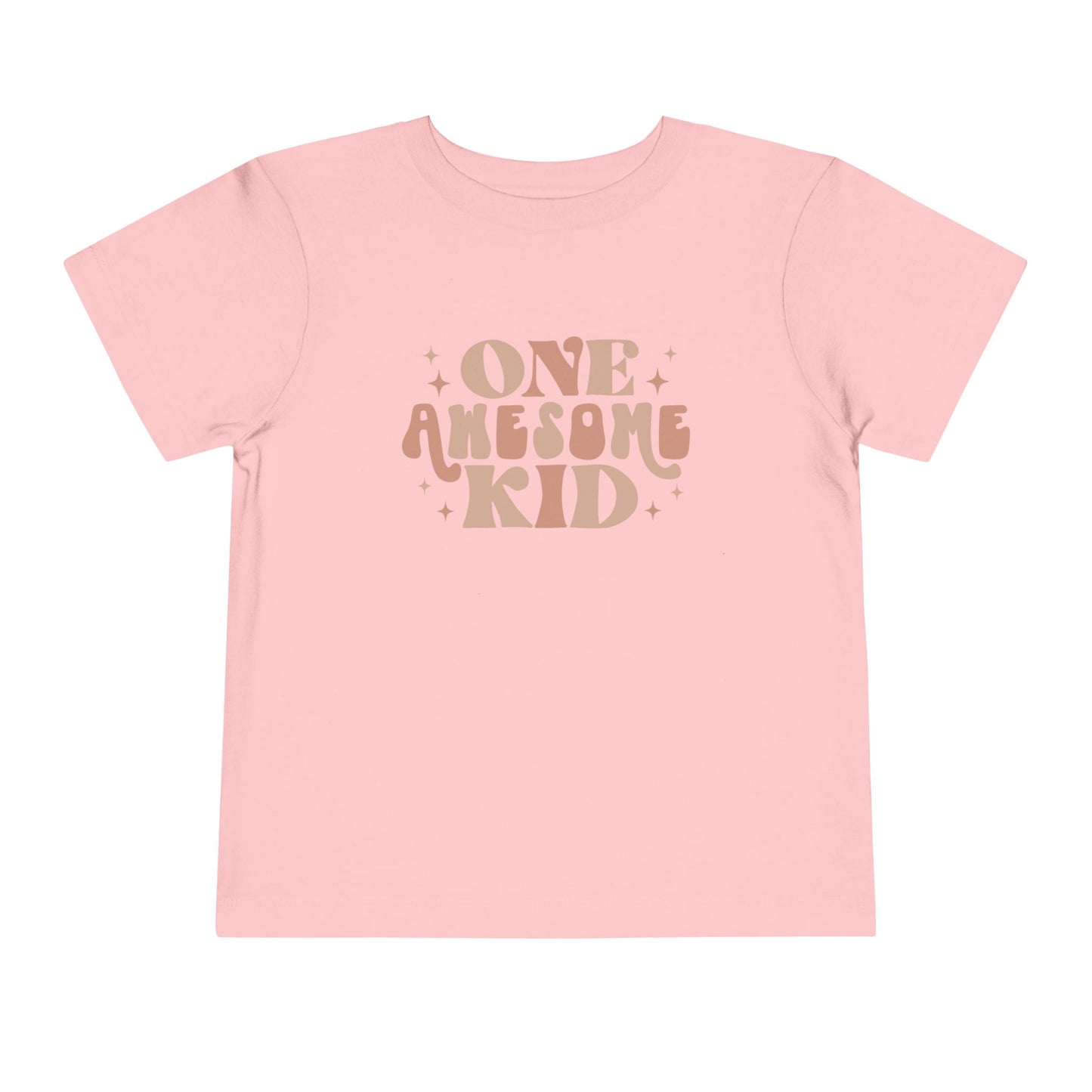 Awesome Kid Toddler Tee - Cute Short Sleeve Shirt for Kids, Birthday Gift, Playtime Attire, Fun Celebration, Matching Family Outfits