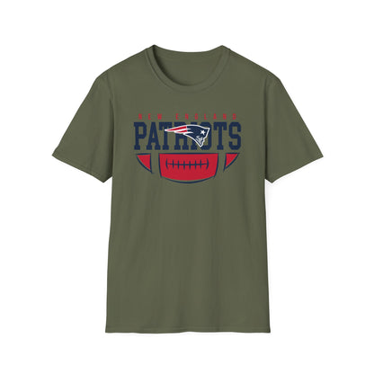 New England Patriots Unisex Softstyle T-Shirt | Sports Apparel, Game Day Outfit, Gift for Fans, Comfortable Tee, NFL Merchandise