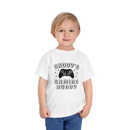 Gaming Buddy Toddler Tee, Kids Gaming Shirt, Father's Day Gift, Playdate Outfit, Fun Toddler Clothes