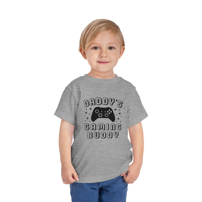 Gaming Buddy Toddler Tee, Kids Gaming Shirt, Father's Day Gift, Playdate Outfit, Fun Toddler Clothes