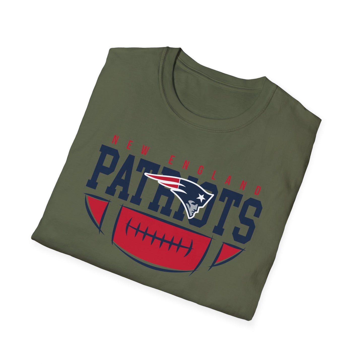 New England Patriots Unisex Softstyle T-Shirt | Sports Apparel, Game Day Outfit, Gift for Fans, Comfortable Tee, NFL Merchandise