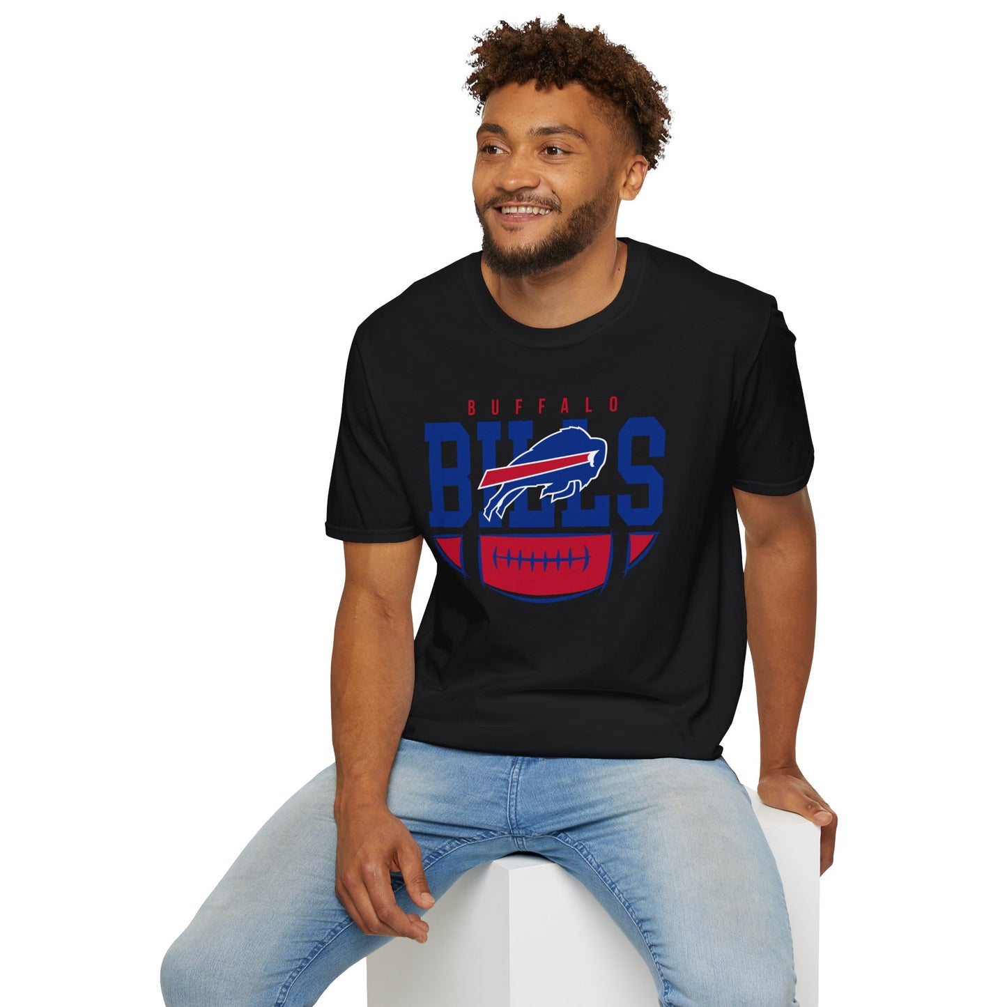 Buffalo Bills Unisex Softstyle T-Shirt | Game Day Attire, Sports Fan Apparel, Casual Wear, Gift for Sports Lovers